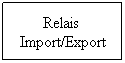 Zone de Texte: Relais  Import/Export
